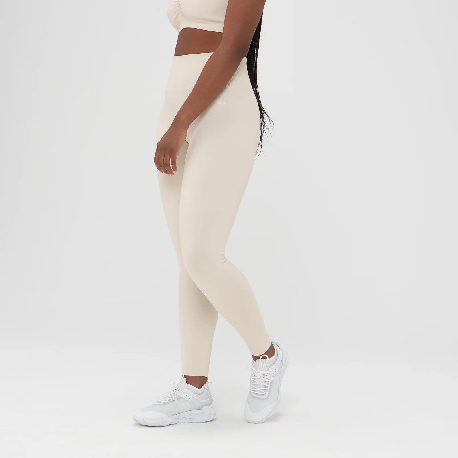 Женские бесшовные леггинсы MP Washed — Бежевые - XS Изображение 1