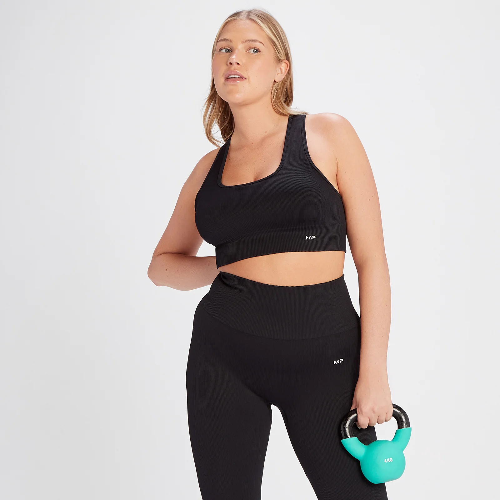 MP Women's Tempo Rib Seamless Bra - Black - XS Изображение 1