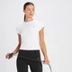 Женский топ с короткими рукавами MP Tempo Basics — белый цвет