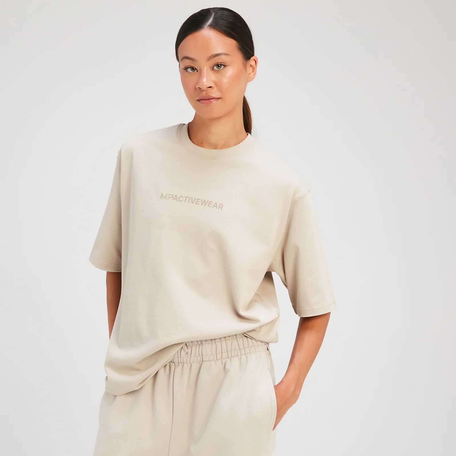 MP Women's Rest Day Oversized T-Shirt - Canvas Grey - XS Изображение 1