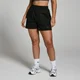 Женские спортивные шорты MP Lifestyle из плотной ткани — черный цвет