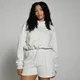 Укороченное женское худи MP Lifestyle из плотной ткани — светло-серый цвет
