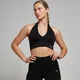 Спортивное бра с бретелькой через шею MP Tempo — черный цвет
