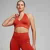 Спортивное бра с бретелькой через шею MP Tempo — медный цвет