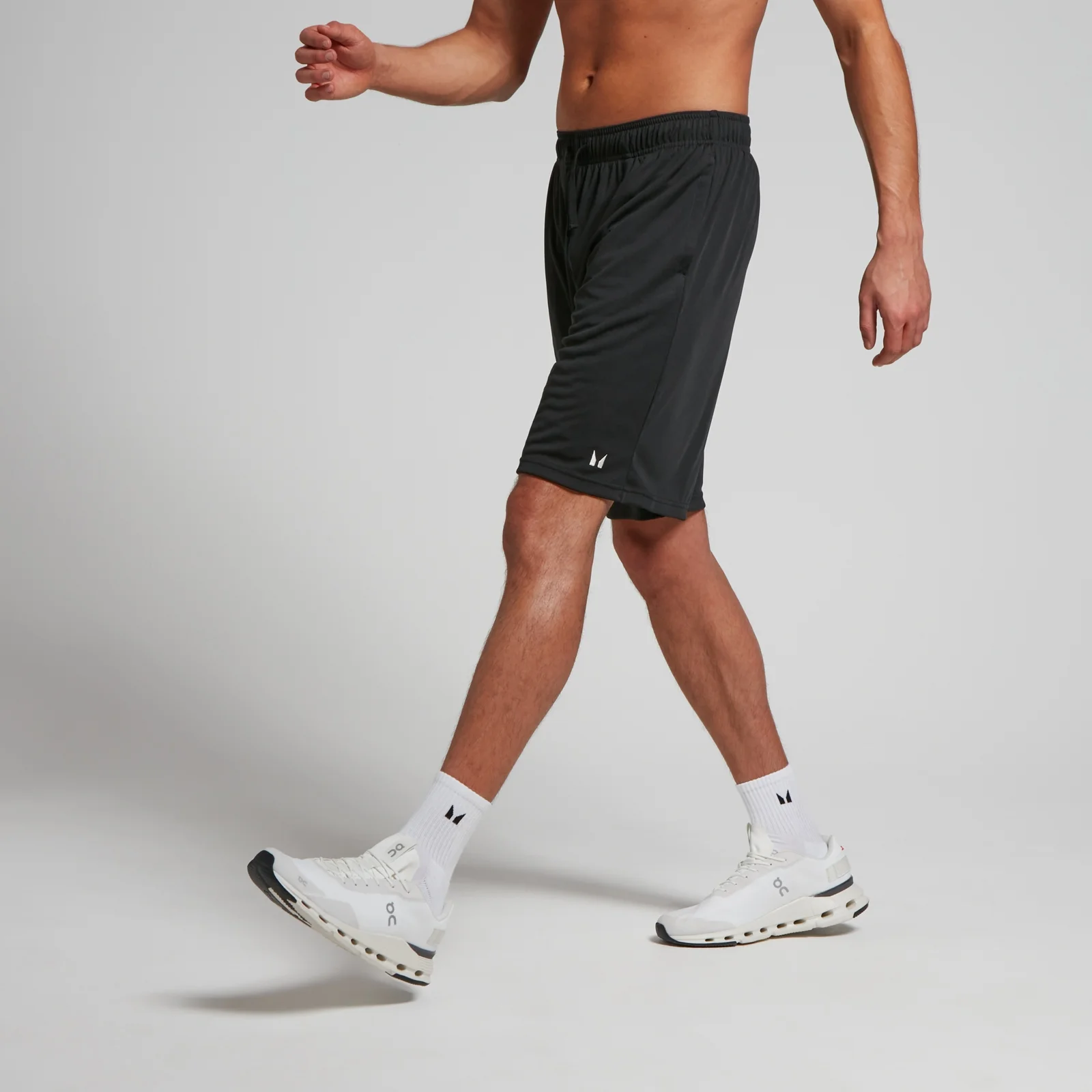 Мужские легкие шорты MP Training, длина по внутреннему шву 23 см — черный цвет - XXS Изображение 1