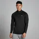 Мужской топ с короткой застежкой-молнией MP Training — черный цвет