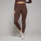 Женские бесшовные леггинсы MP Shape 7/8 — ореховый цвет