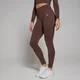 Женские бесшовные леггинсы MP Shape — ореховый цвет