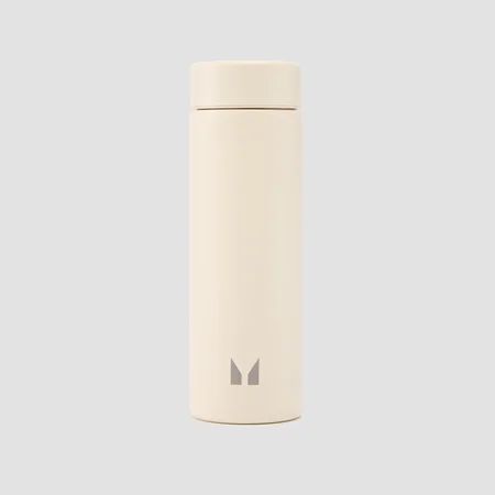 Myprotein Large Recycled Metal Water Bottle - Natural Cream