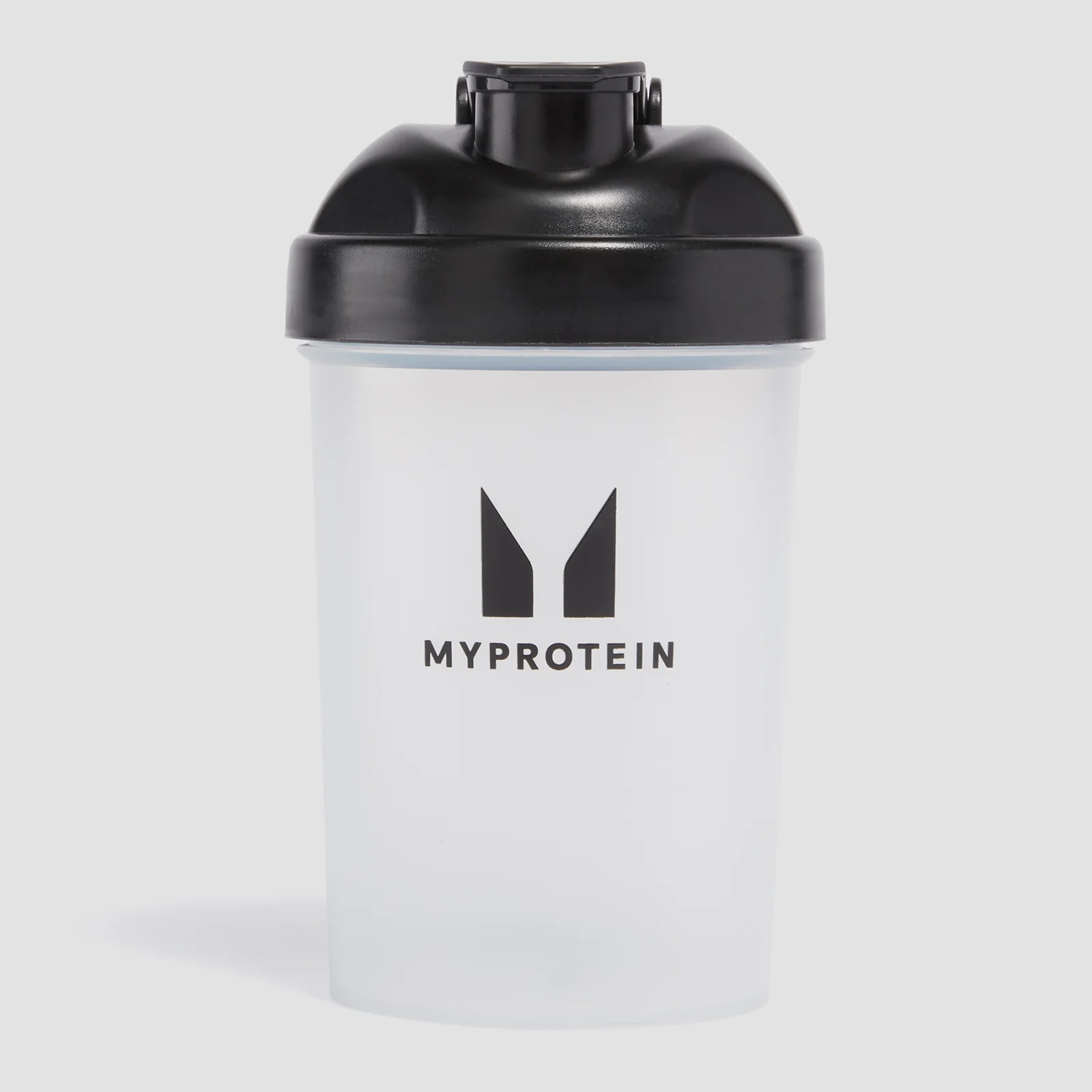 Пластиковый мини-шейкер Myprotein — прозрачный/черный цвет Изображение 1