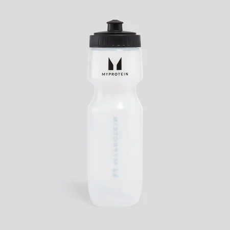 Спортивная бутылка для воды Myprotein — прозрачный/черный цвет