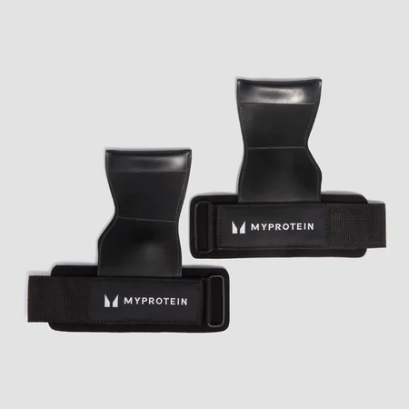 Накладки для тяги Heavy Duty Lifting Grips от Myprotein — черный цвет