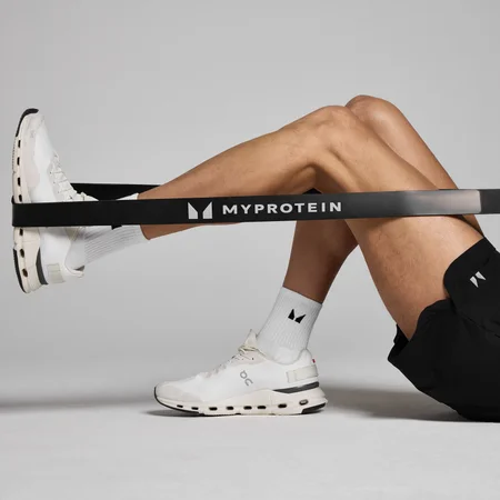 Резиновая петля Myprotein (1 шт, 23‒54 кг) — черный цвет