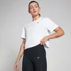 Женская укороченная футболка с короткими рукавами MP Basics — белый цвет