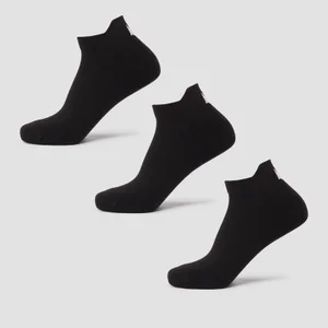 Носки для тренировок MP (3 пары) — Черные - Size UK 6-8
