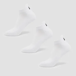 Носки для тренировок MP (3 пары) — Белые - Size UK 2-5