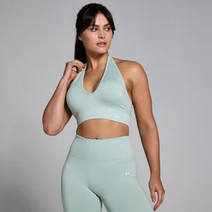 Спортивное бра с бретелькой через шею MP Tempo — Цвет мяты - Size XS