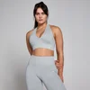 Спортивное бра с бретелькой через шею MP Tempo — Серый меланж