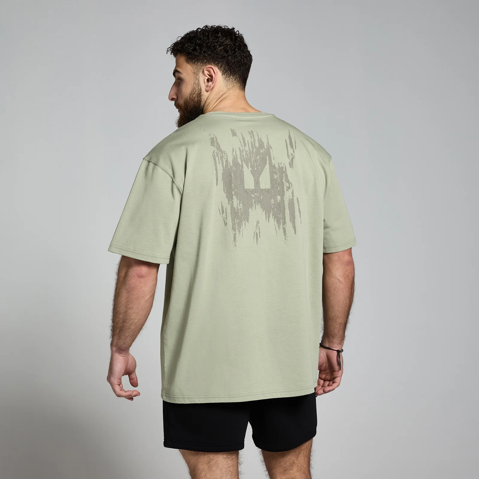 Футболка MP Clay с графическим рисунком — Серо-зеленый - XXL-XXXL Изображение 1