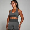 Бесшовное спортивное бра MP Two Toned — черный цвет