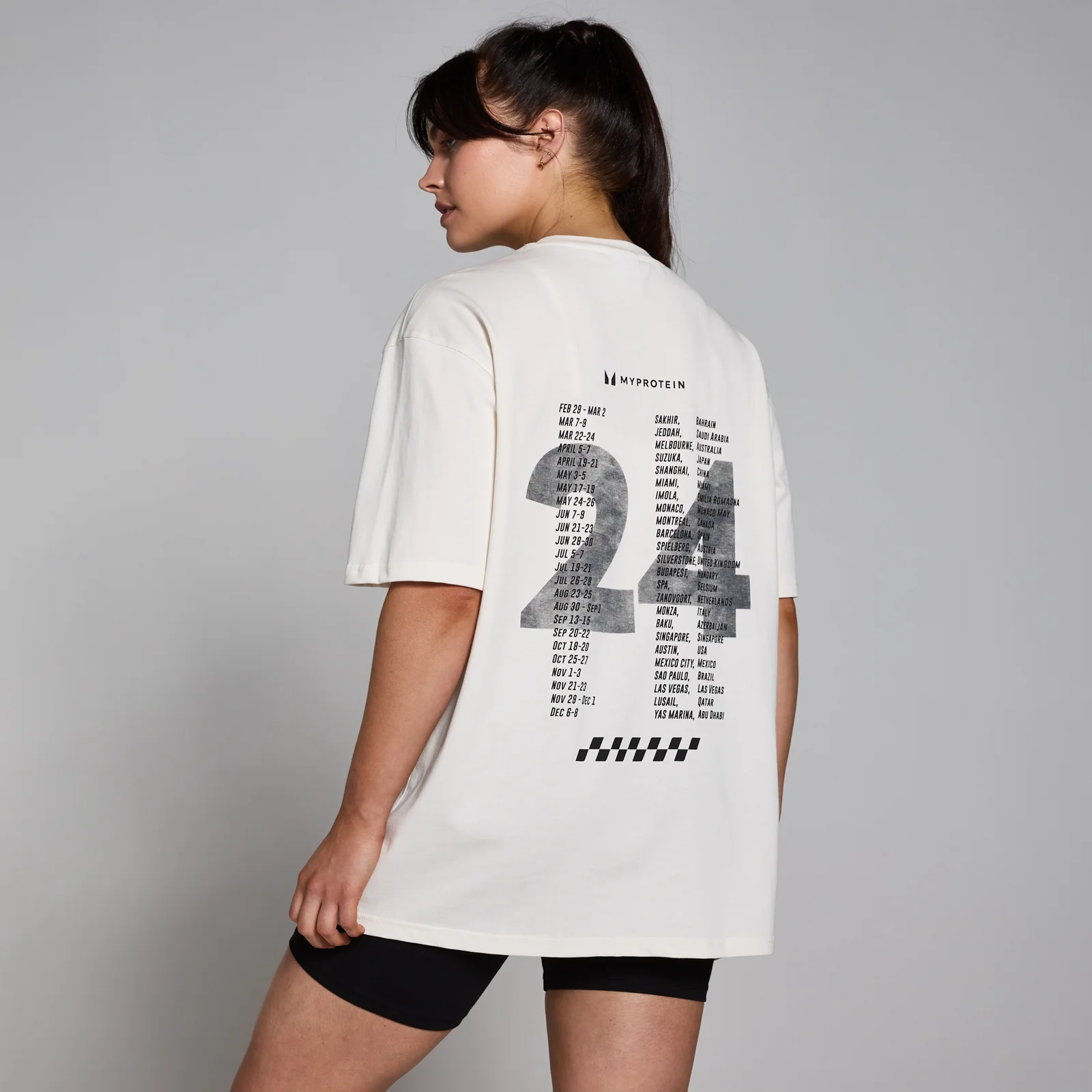 Футболка MP Race Day с графическим рисунком — Кремовый цвет - XXS-XS Изображение 1