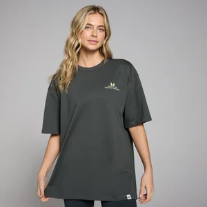 Женская футболка MP Lifestyle с графическим рисунком ― состаренный черный цвет - Size XXS-XS