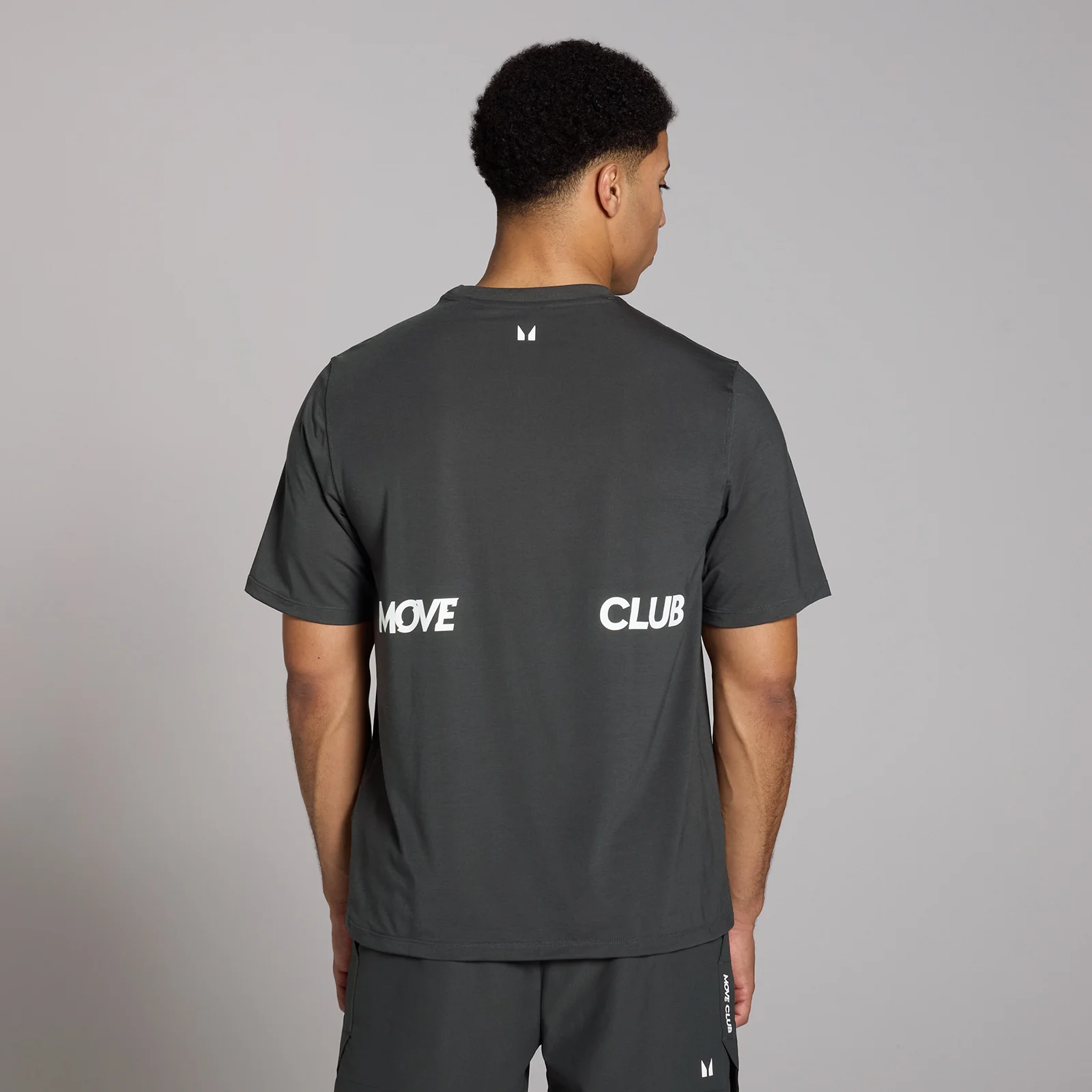 Мужская оверсайз футболка MP Tempo с графическим рисунком — черный цвет - S Изображение 1