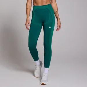 Женские гибридные бесшовные леггинсы MP Tempo — темно-бирюзовый цвет - Size XS