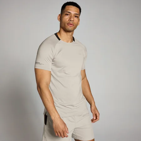 Мужская спортивная футболка MP Tempo с текстурой сетки ― серый цвет