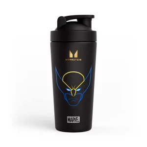 Шейкер Myprotein «Росомаха» из переработанного металла — черный цвет - Option Wolverine