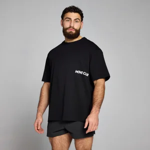Мужская футболка MP Move Club ― черный цвет - Size S-M
