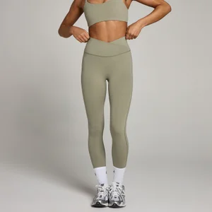 Женские леггинсы MP Tempo — серо-зеленый цвет - Size XS