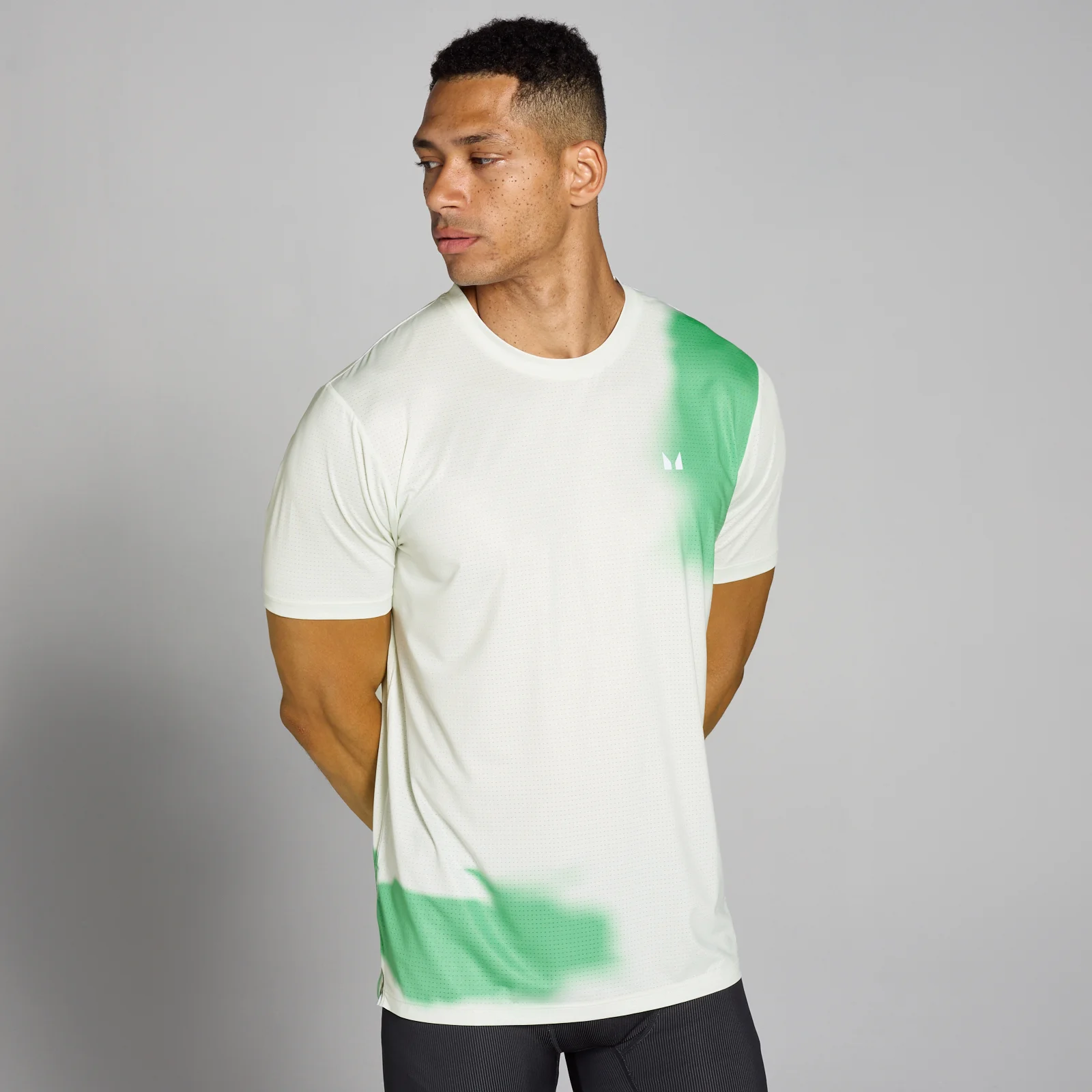 MP Men's Velocity Mesh Print T-Shirt - Misty Green - XL Изображение 1