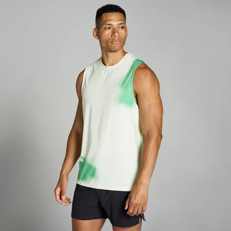 MP Men's Velocity Mesh Print Tank - Misty Green