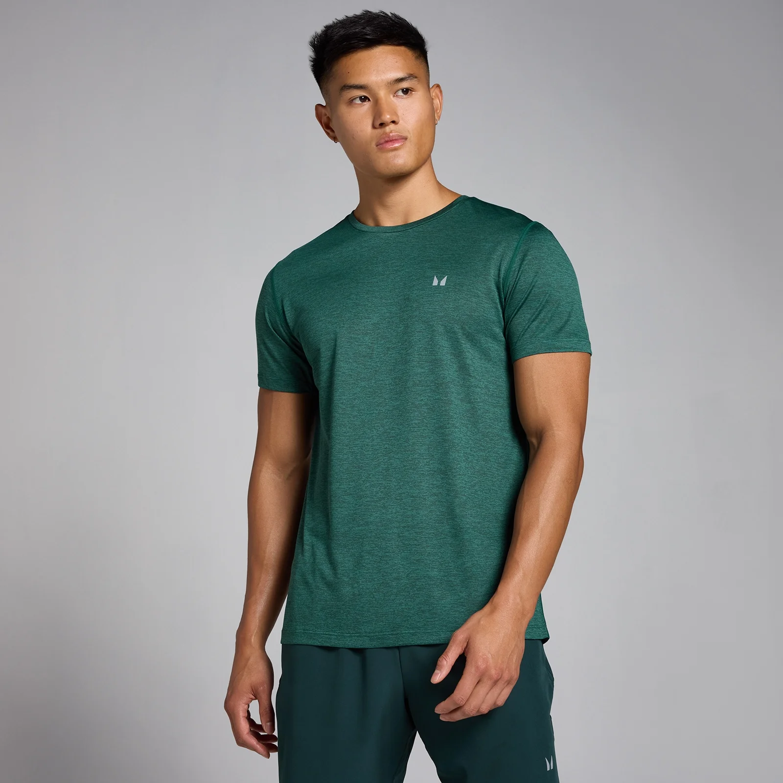 MP Men's Tempo Marl T-Shirt - Deep Green - S Изображение 1