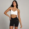 Спортивное бра MP Tempo со сборкой спереди — белый цвет