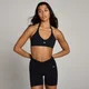 Спортивное бра MP Tempo с бретелькой через шею и открытой спиной ― черный цвет