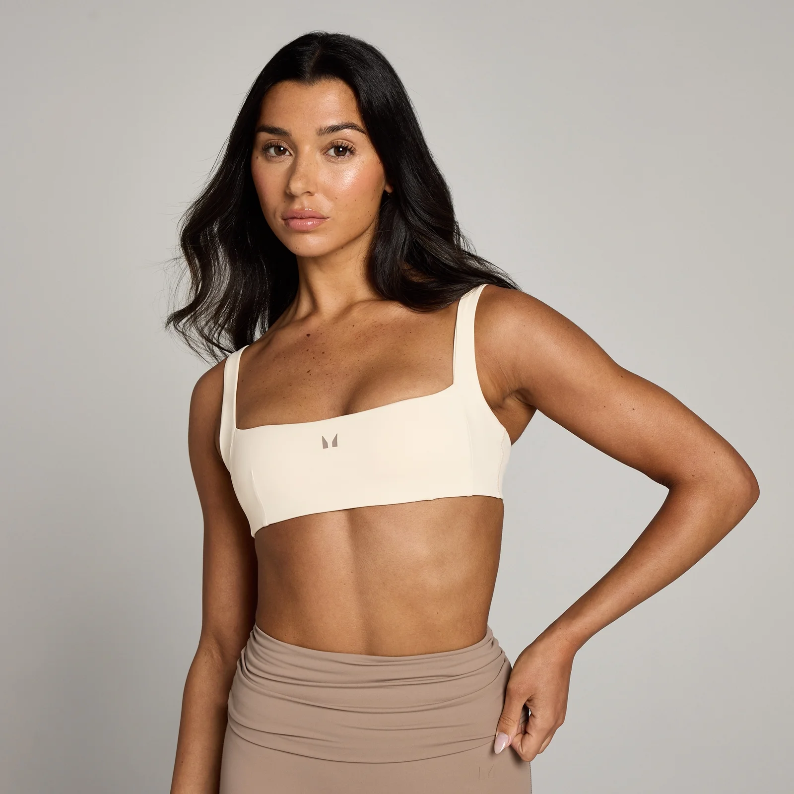Спортивное бра MP Studio с открытой спиной — нежно-кремовый цвет - XL Изображение 1