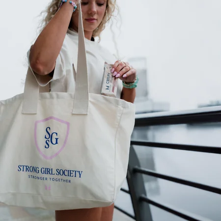 Сумка-шоппер MP Strong Girl Society ― натуральный цвет