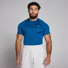Мужской компрессионный спортивный топ MP Training с короткими рукавами — синий цвет