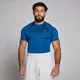 Мужской компрессионный спортивный топ MP Training с короткими рукавами — синий цвет