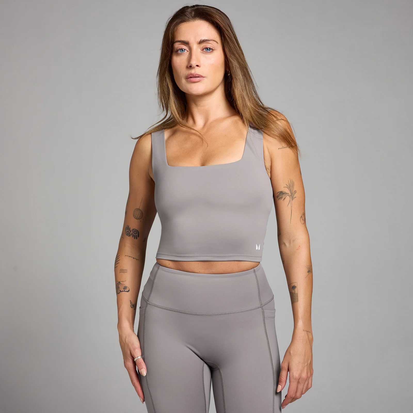 Женская майка с квадратным вырезом MP Active — холодный серый цвет - XL Изображение 1