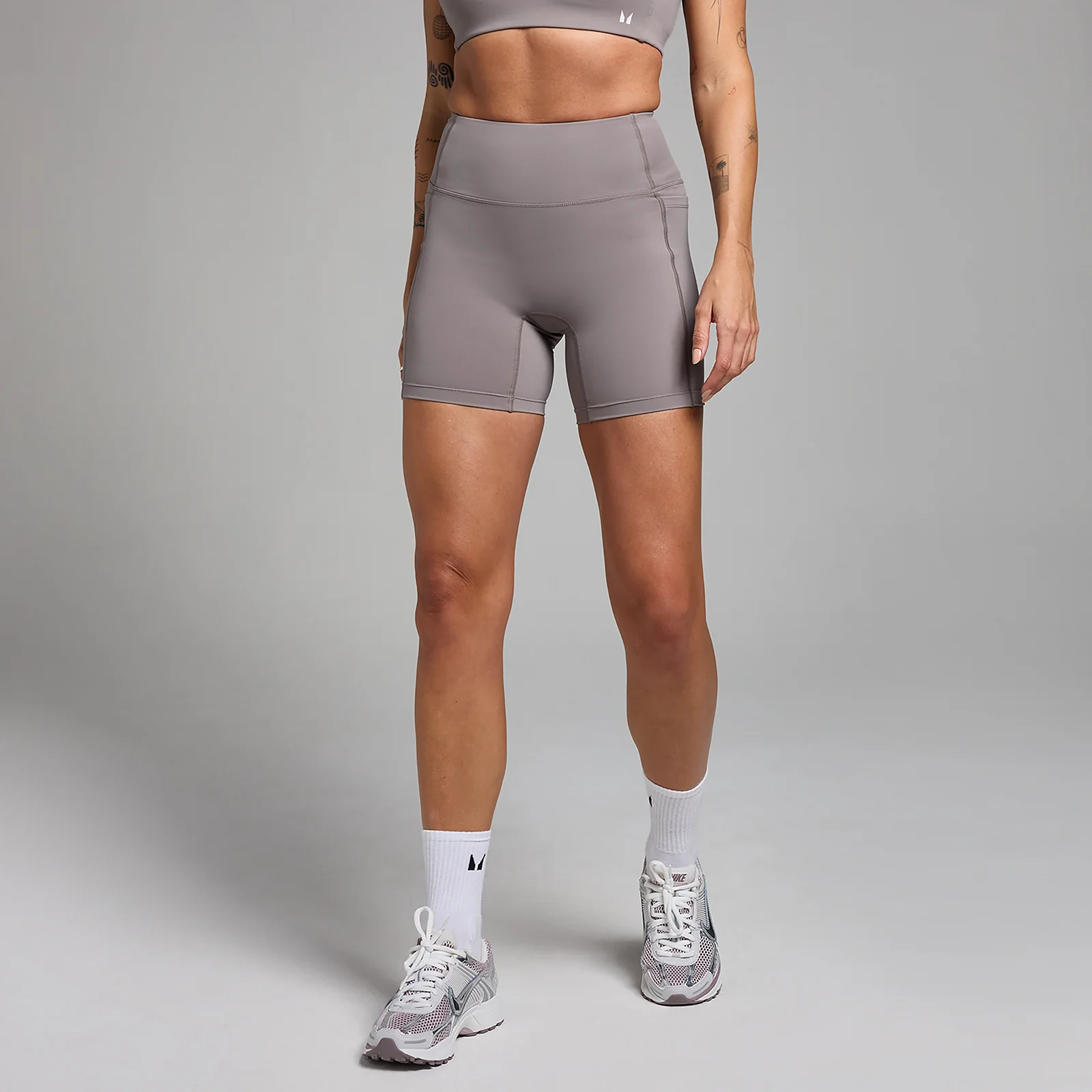 Женские велошорты с карманами MP Active ― холодный серый цвет - XXL Изображение 1