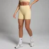 Женские велошорты с карманами MP Active ― пастельно-желтый цвет