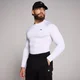 Мужской компрессионный спортивный топ MP Training с длинными рукавами — белый цвет