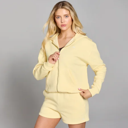 MP Women's Basics Zip Through Hoodie - Butter