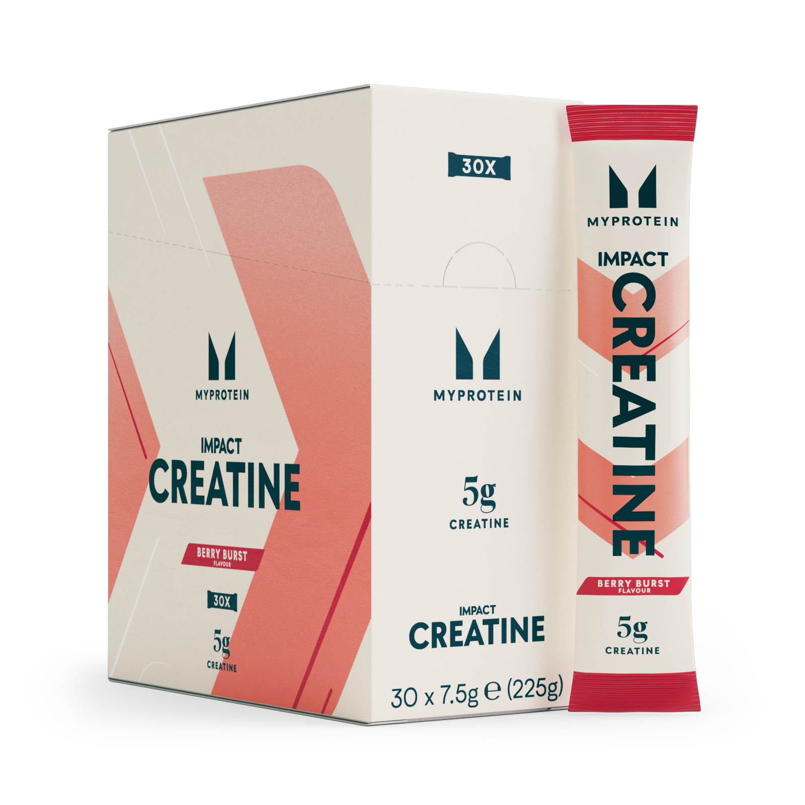 Myprotein, Impact Creatine Stick Packs, 6g (Boxes) - 20servings - Ягоды Изображение 1