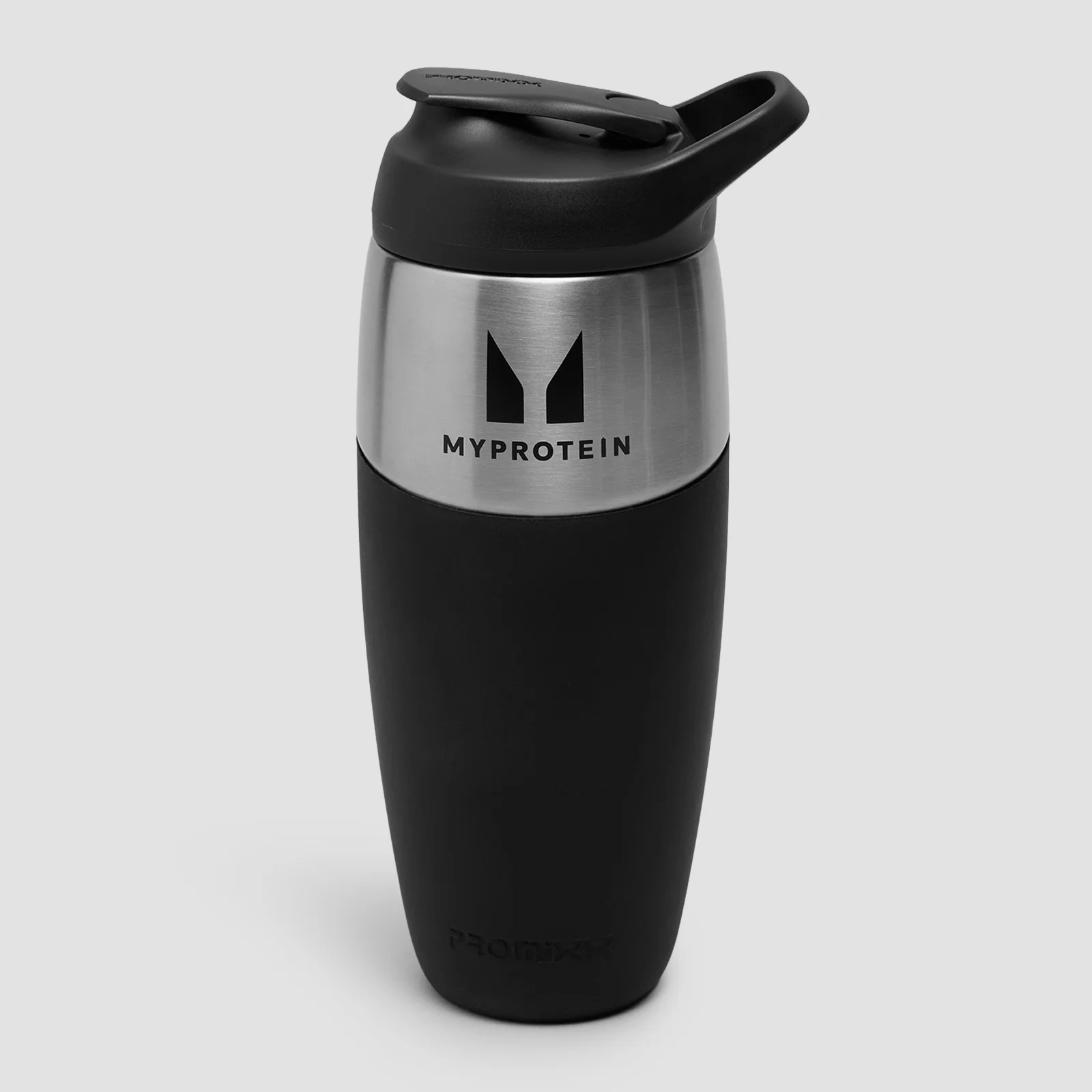 Металлическая бутылка Myprotein x Promixx с одинарной стенкой 950 мл - Стелс чёрный Изображение 1