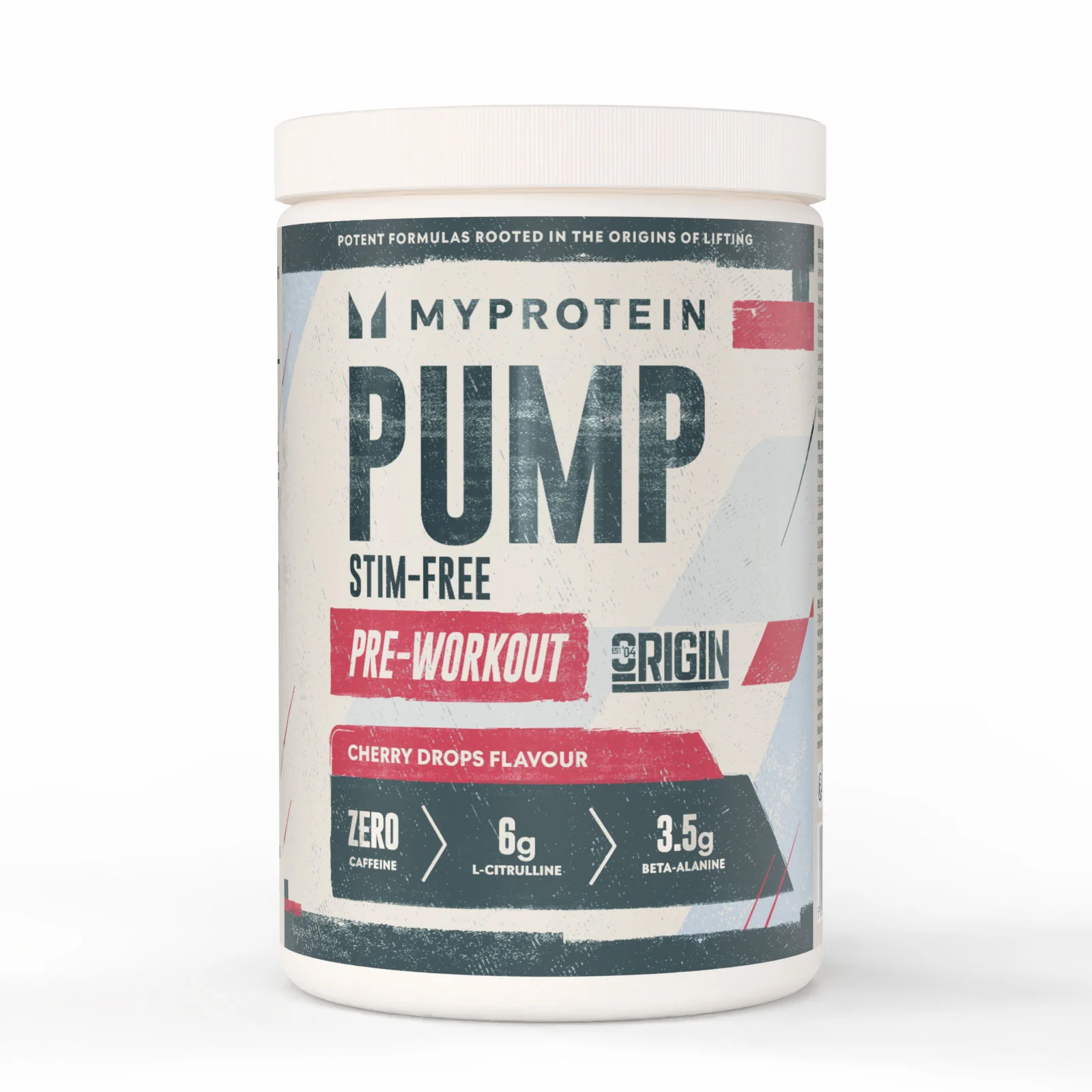 Myprotein Origin Pre-Workout Stim Free - 630G - 30servings - Cherry Drops Изображение 1