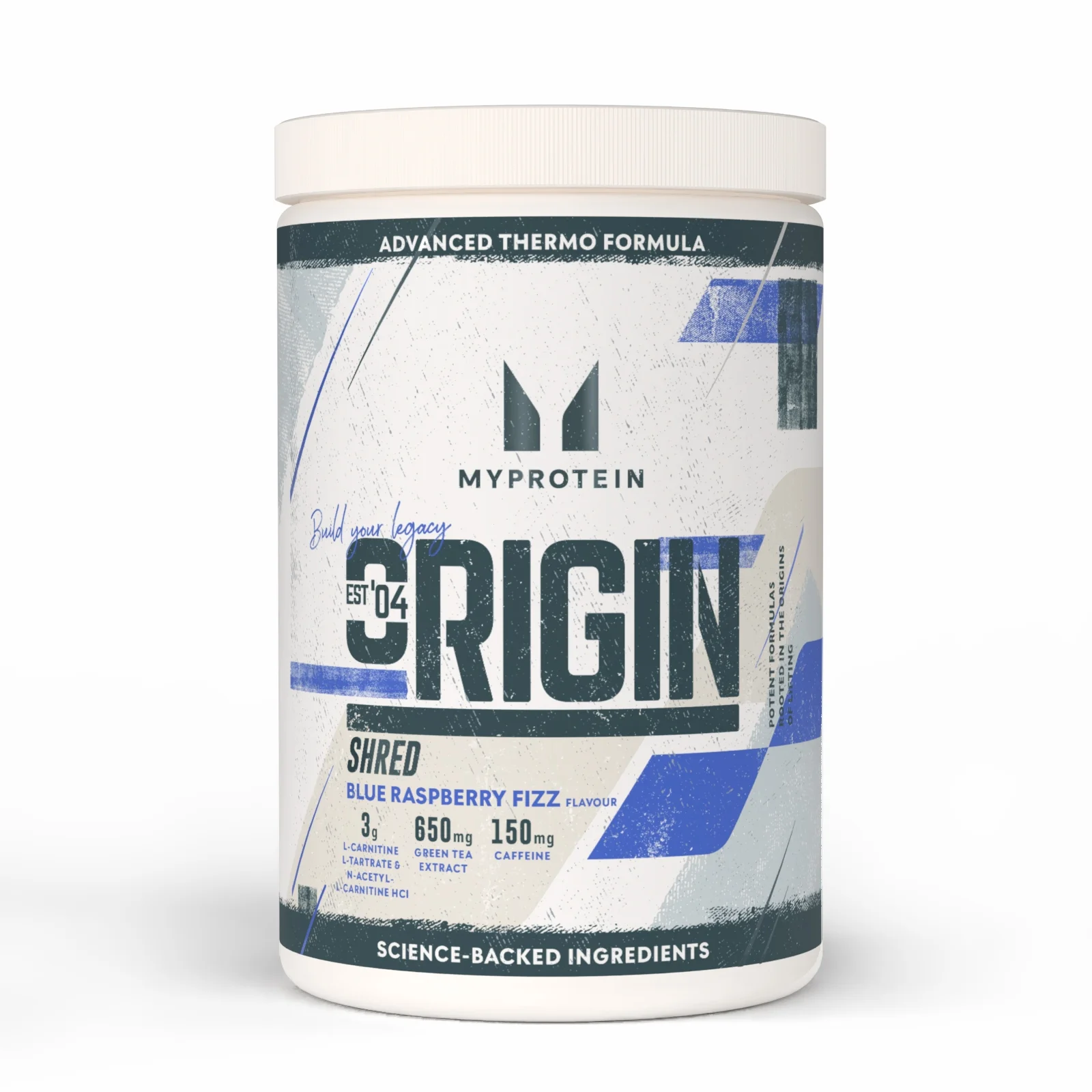 Origin Shred Предтреник - 60SERVINGS, 660g - Blue Raspberry Fizz Изображение 1